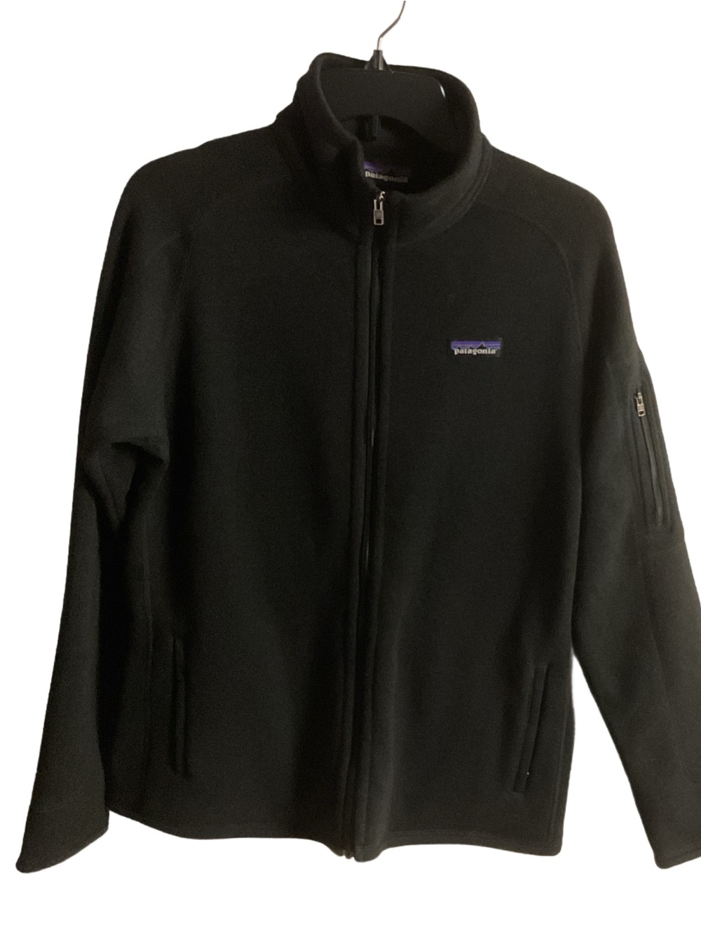 Patagonia Black Full-Zip Lightweight Fleece Jacket